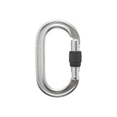Oval Keylock Screwgate Carabiner - Polished
